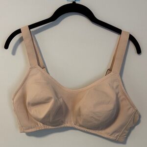 Understance Cooling Wireless Unpadded Demi Bra - Champagne 42DDD NWT